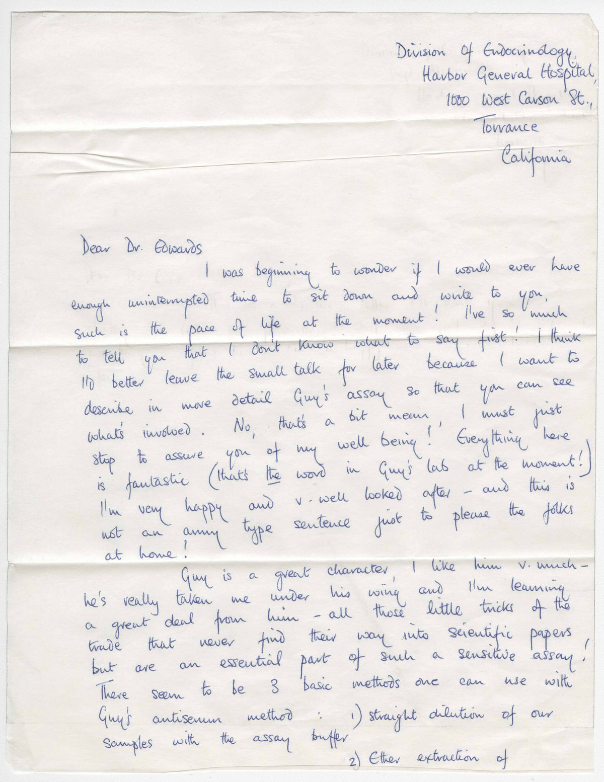 Jean Purdy's letter, December 1969, page 1 of 7